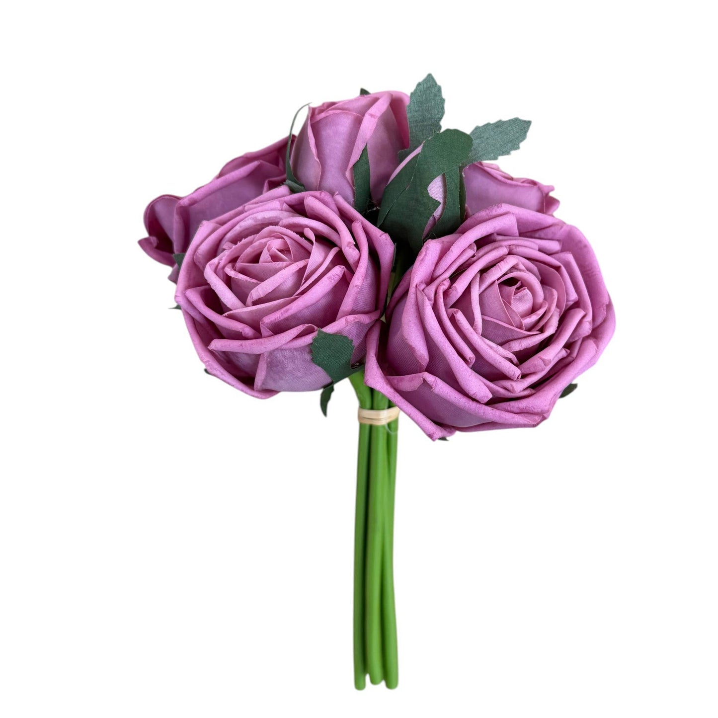 Le Menagerie - - 6-stem bundle-Real Touch rose bouquet