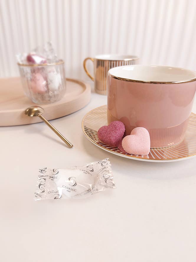 The French Farm - Canasuc Assorted Pink Hearts Gift Box 6.3oz