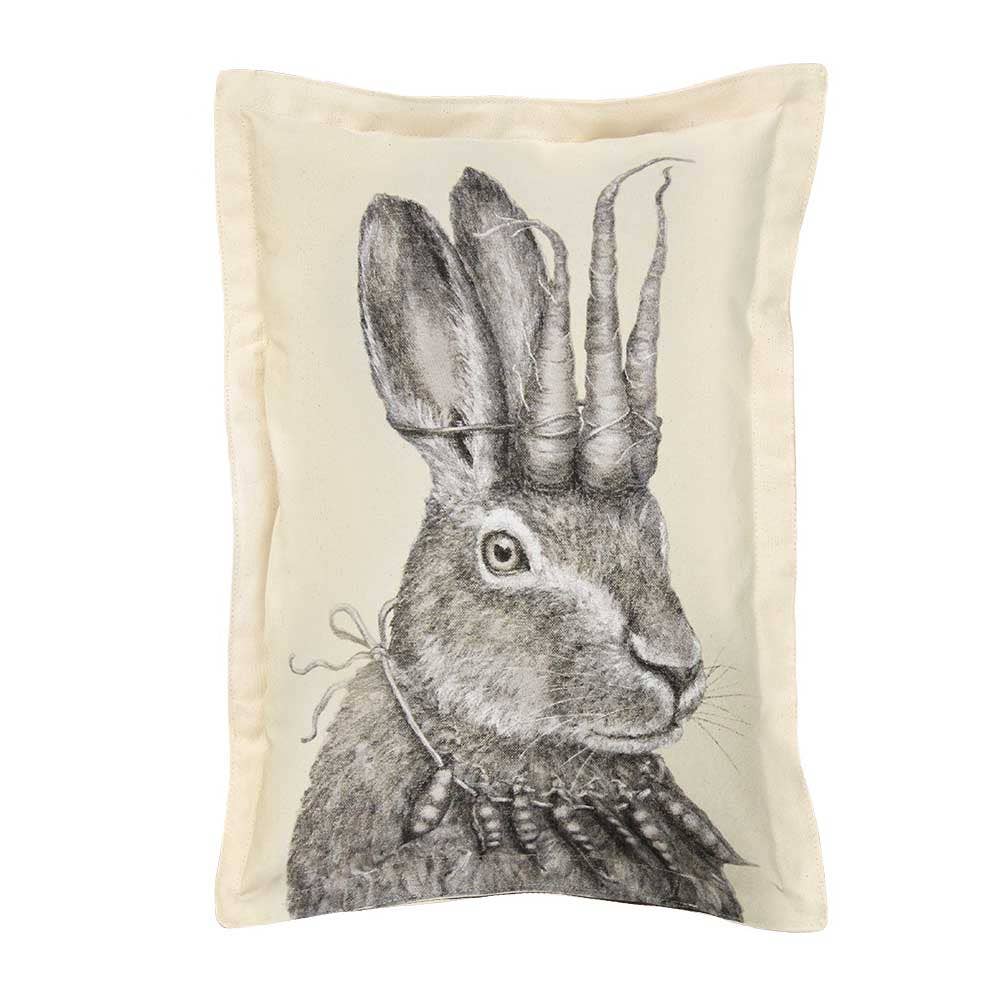Eric & Christopher - Kingdom of Peas & Carrots Large Pillow (Bunny Pillow)