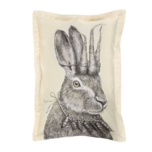 Eric & Christopher - Kingdom of Peas & Carrots Large Pillow (Bunny Pillow)
