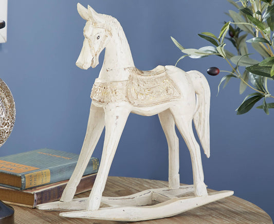 Le Menagerie - Vintage Light Brown Wood Sculpture