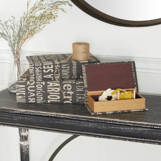 Le Menagerie - Traditional Black Wooden Box Set