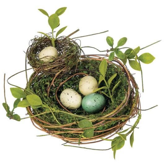 Le Menagerie - double bird nest with eggs