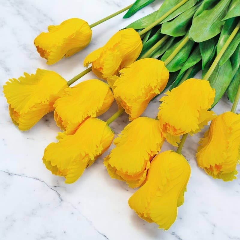 Angel Isabella - 28"Ultra Realistic Real Touch Parrot Tulip Large bloom