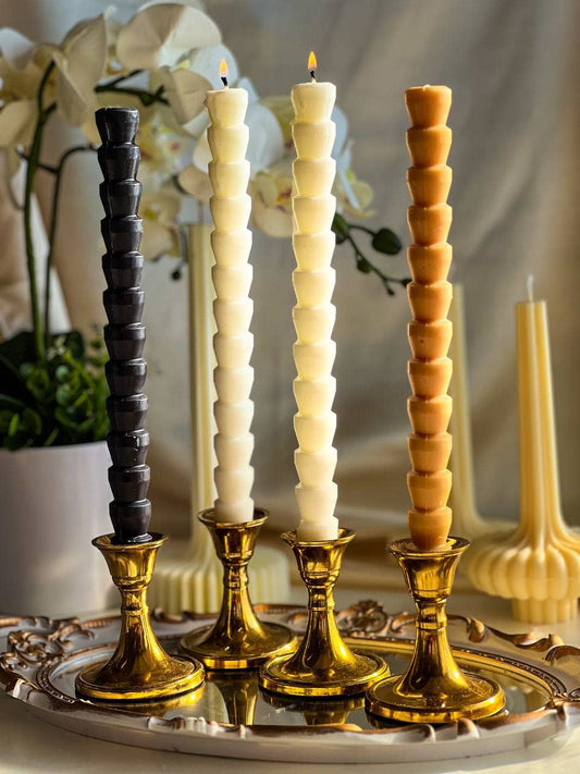 Agaboo Candle - Elegant Tall Taper Candles 10x3/4in