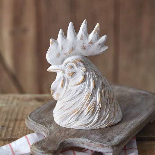 Le Menagerie - Rooster Head Sculpture