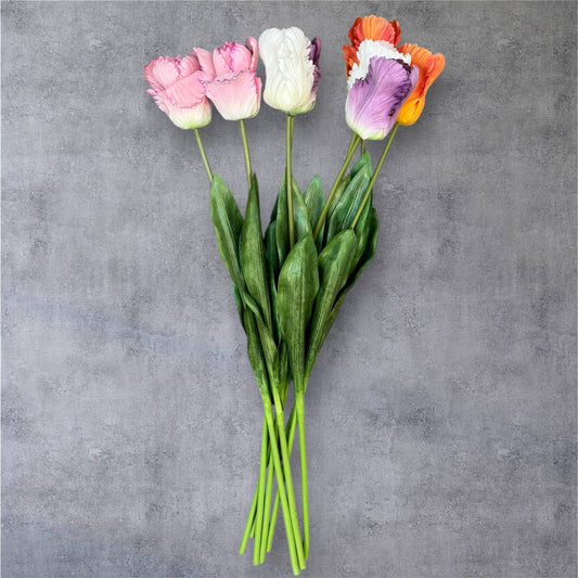 Angel Isabella - 28"Ultra Realistic Real Touch Parrot Tulip Large bloom