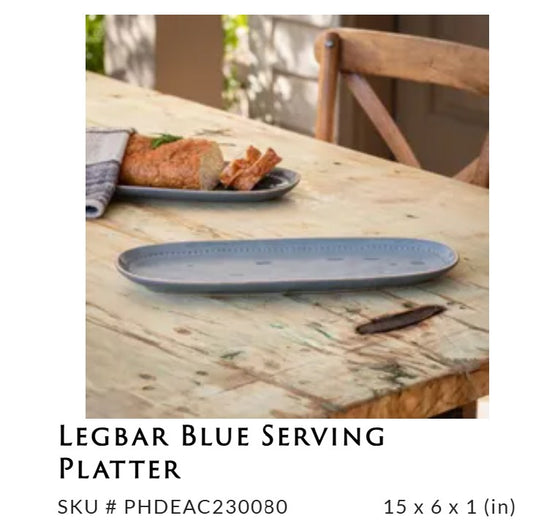 Porch View  - Legbar Blue Serving Platter